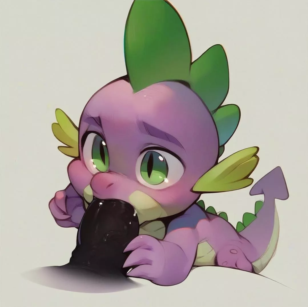 Spike tasting some dick posted by Efficient_Most_4022