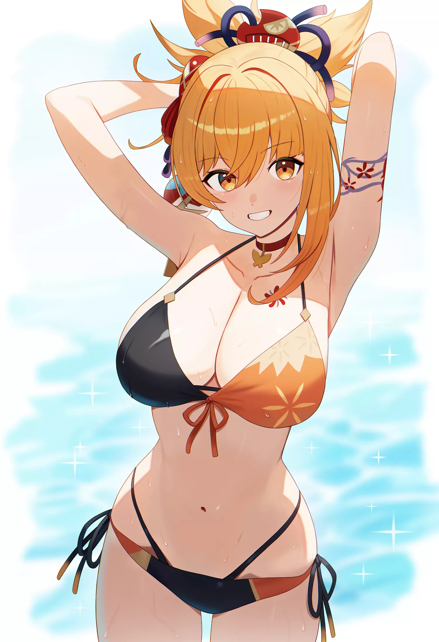Swimsuit Yoimiya [Genshin Impact] posted by xSaviour_N
