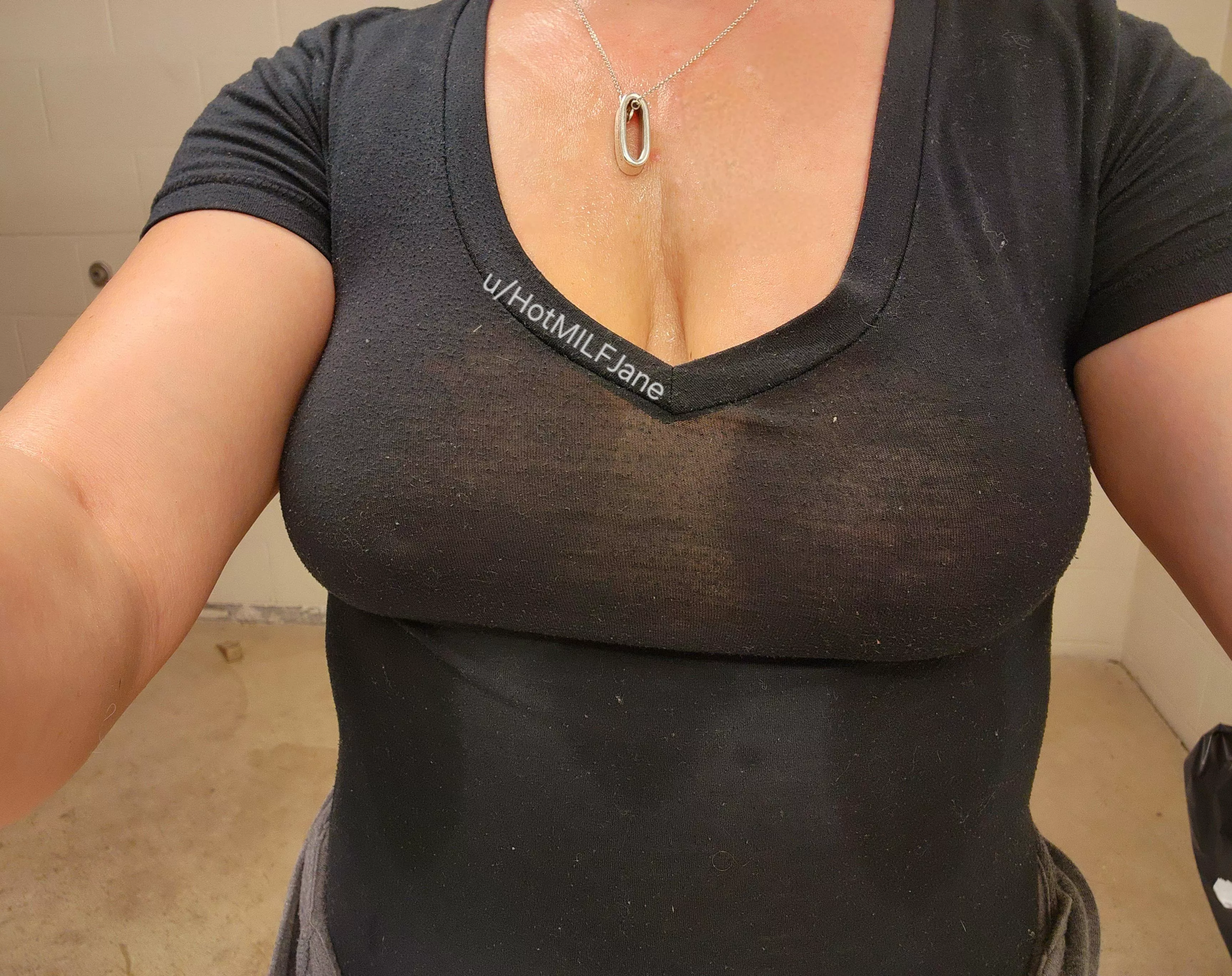 There was no doubt I was braless when I wore this posted by HotMILFJane