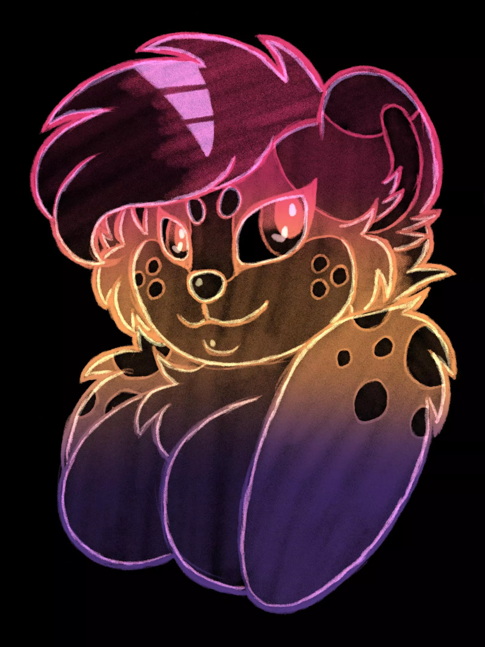 I doodled my skunk sona!!!! posted by VaporwaveDoggie