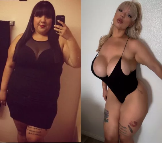 I love how I turned myself into your favorite fuck doll  by BimboInTraining_