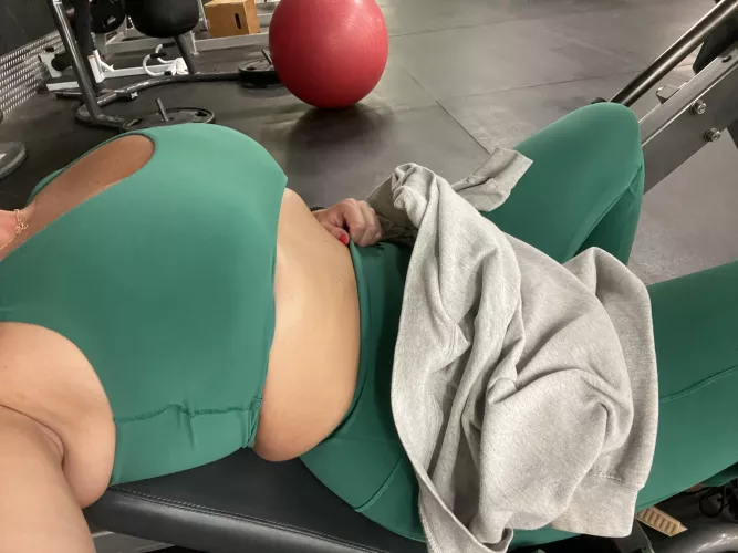 Is it bad I love catching guys staring at the gym by HotwifeNurse18