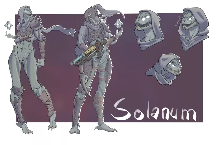 Meet Solanum, you want me to design your Sona as a Destiny character too? feel free to dm me :3 (art by me) by Furgotmyname_