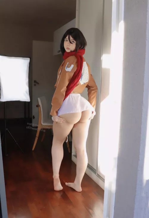 Mikasa - attack on titan cosplay by Meladinha