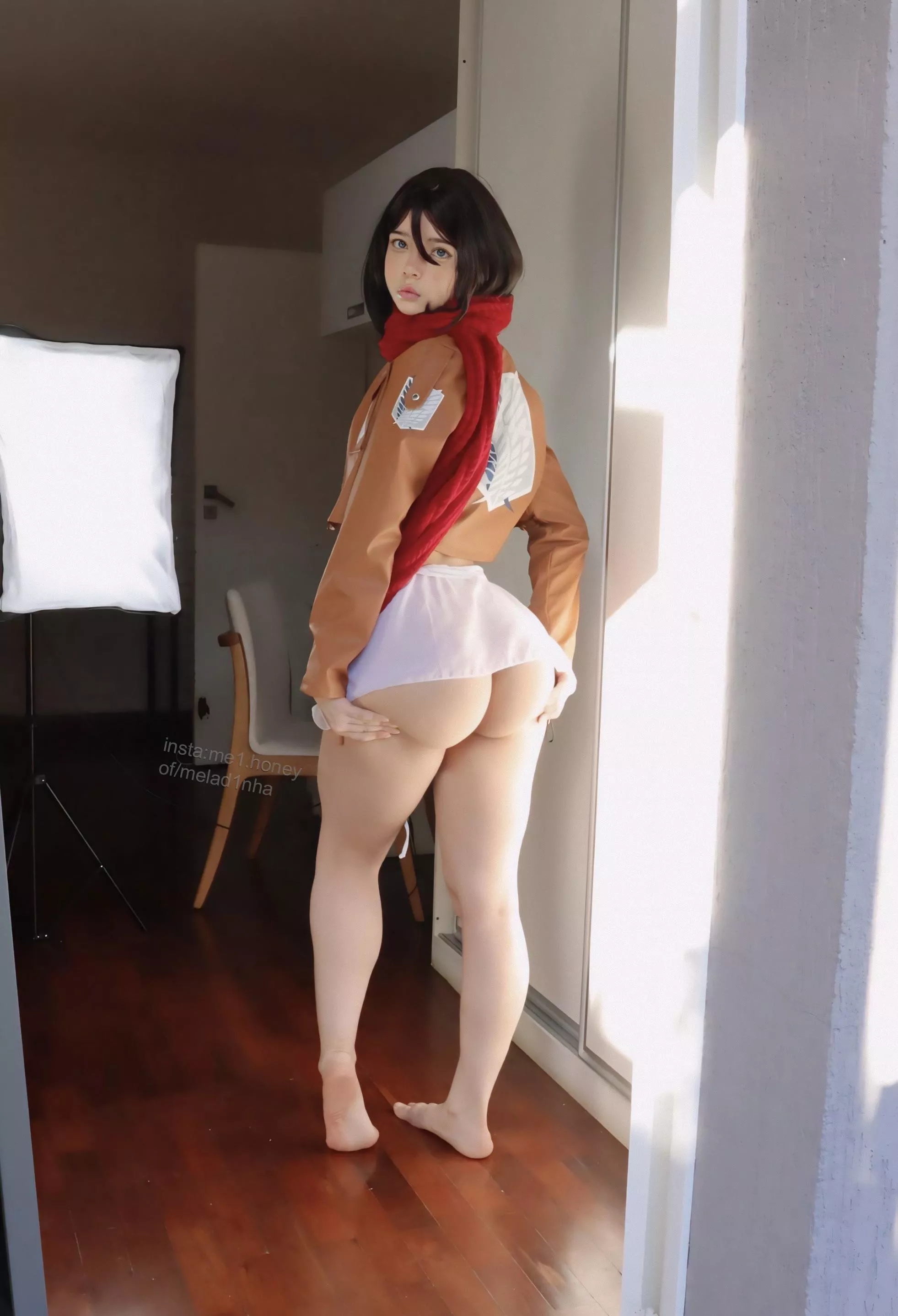 Mikasa - attack on titan cosplay posted by Meladinha