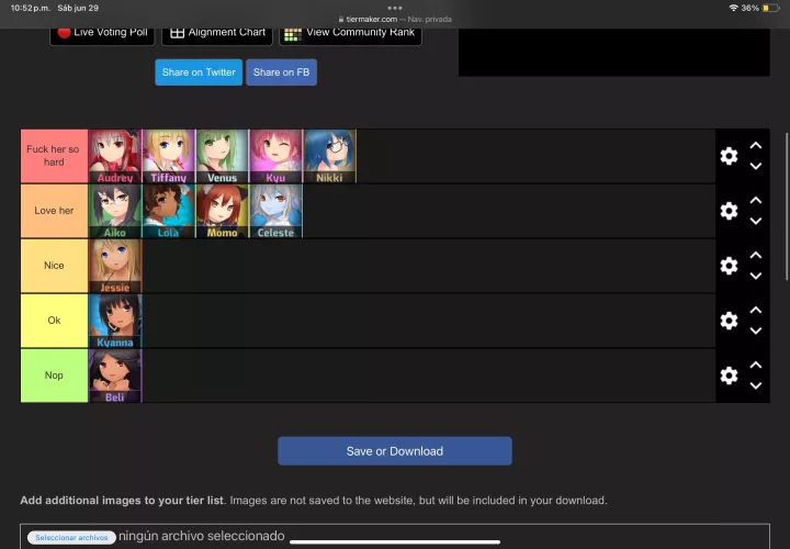 My tier list by Individual_Sir8343