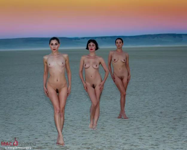 Three in the Alvord Desert by nwglamourguy