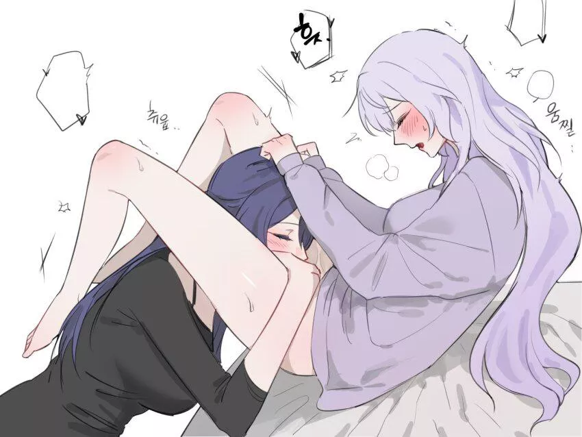 Archeron x Black Swan [Honkai] posted by kruwd