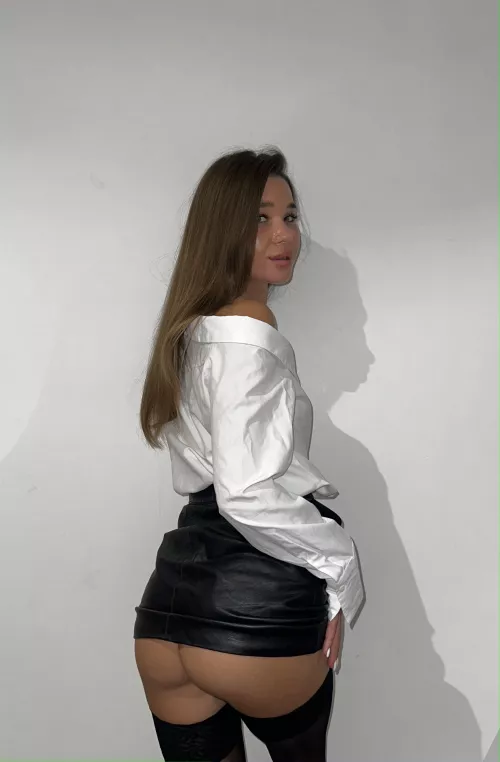 do you like leather miniskirts? by GraceDonald