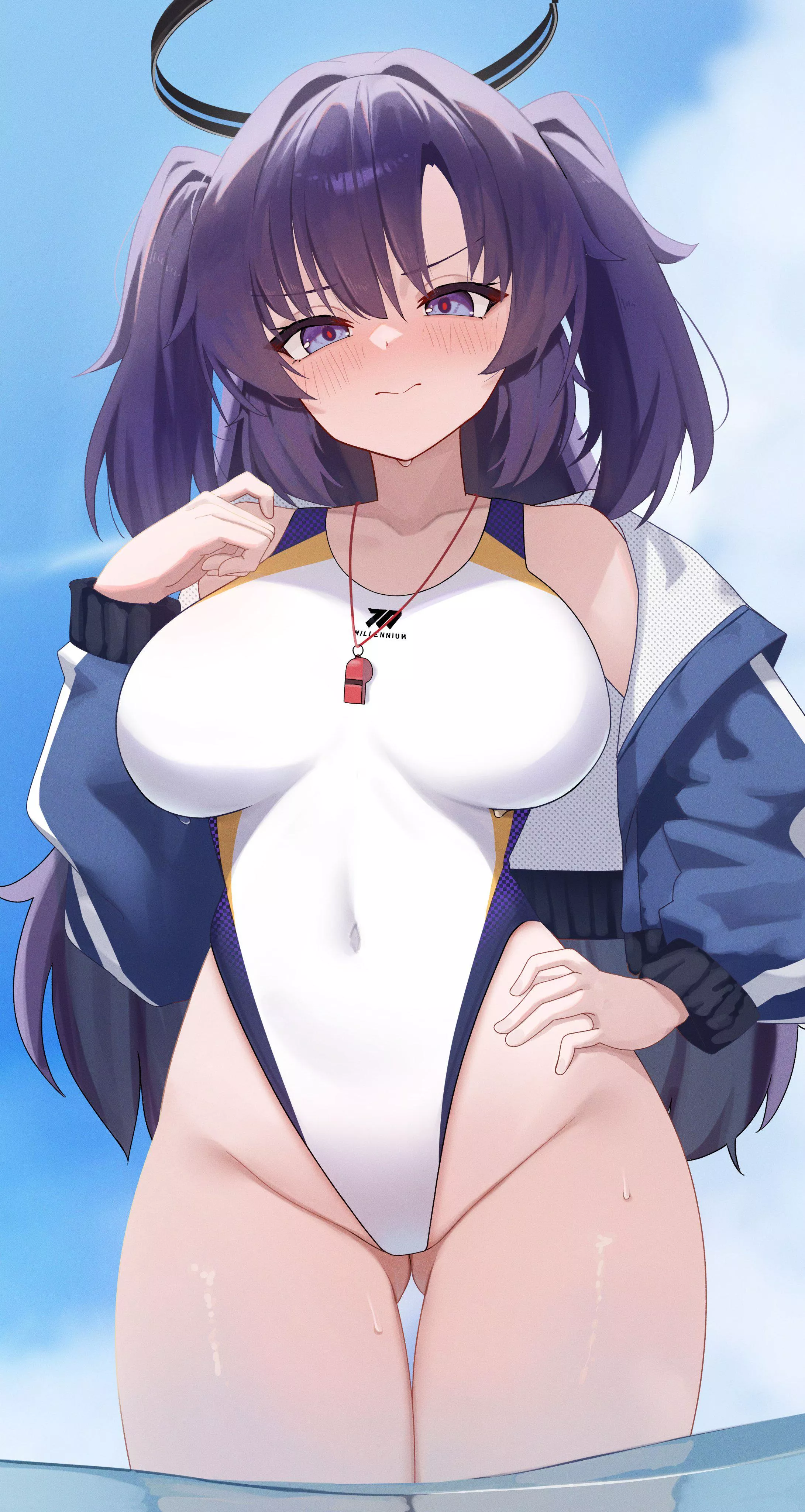 Embarrassed Yuuka  posted by xSaviour_N