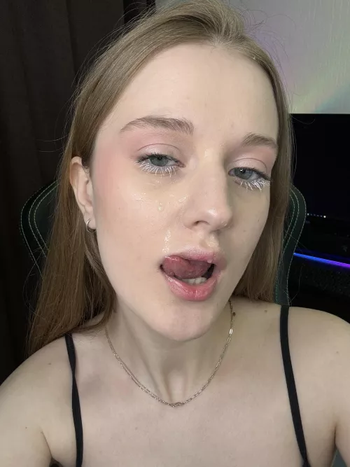 I'll catch every drop with my tongue by nicolefairy