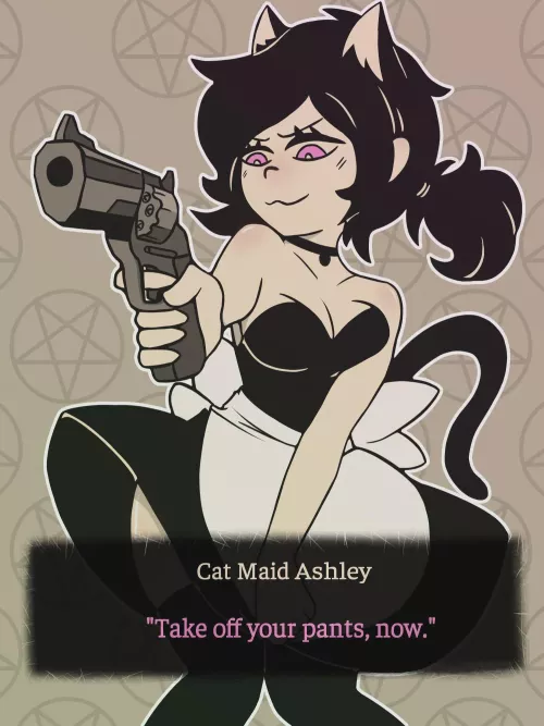 Neko Maid Ashley  by Decent-Ad5723