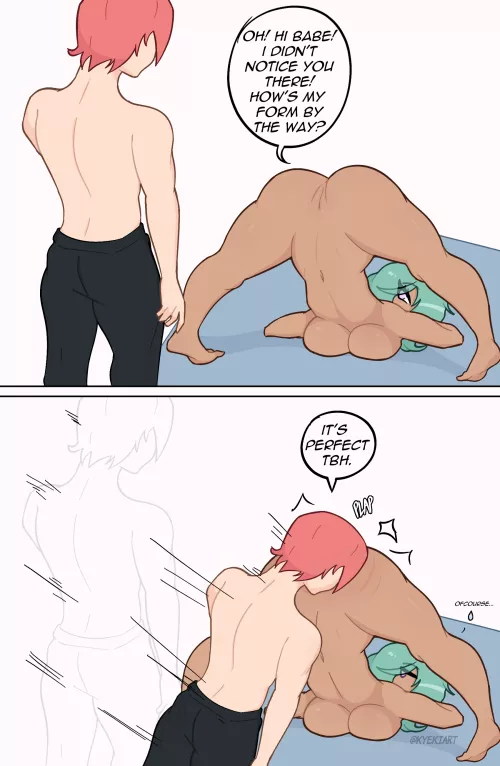 Nude yoga form approval  by Kye_Ki