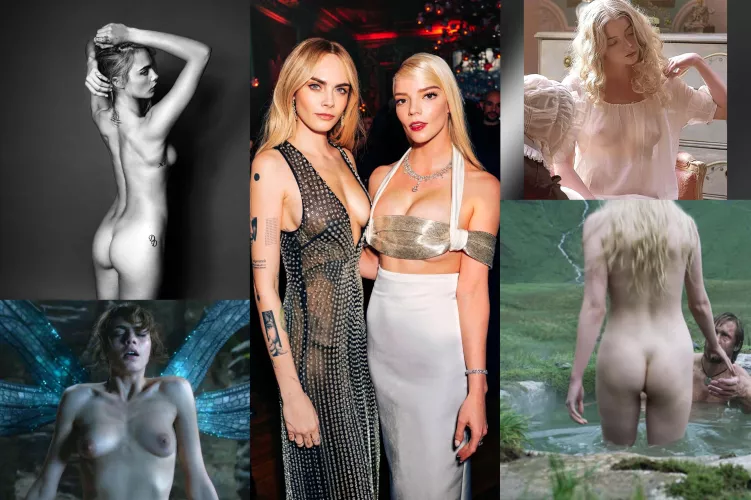 OnOff Groups: Cara Delevingne and Anya Taylor-Joy  by Warglord