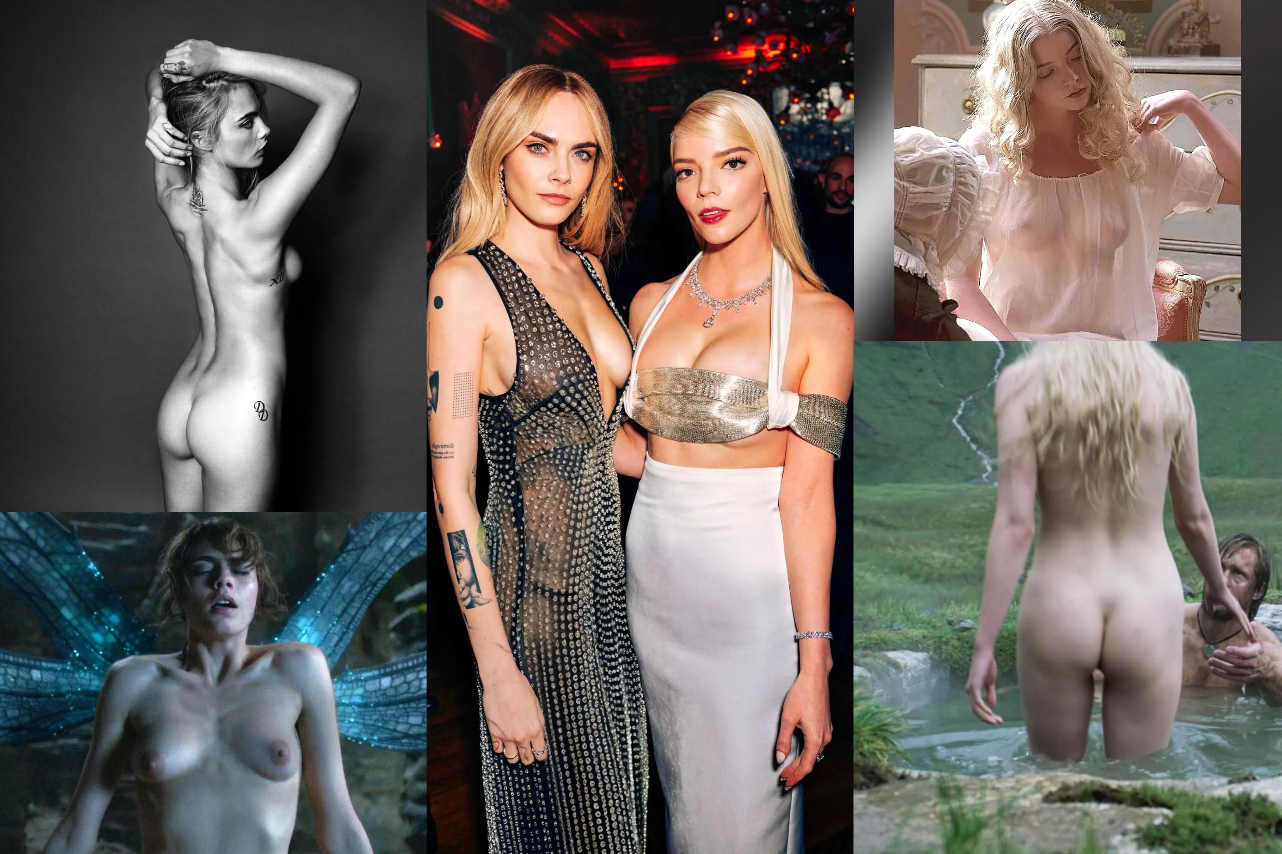 OnOff Groups: Cara Delevingne and Anya Taylor-Joy  posted by Warglord