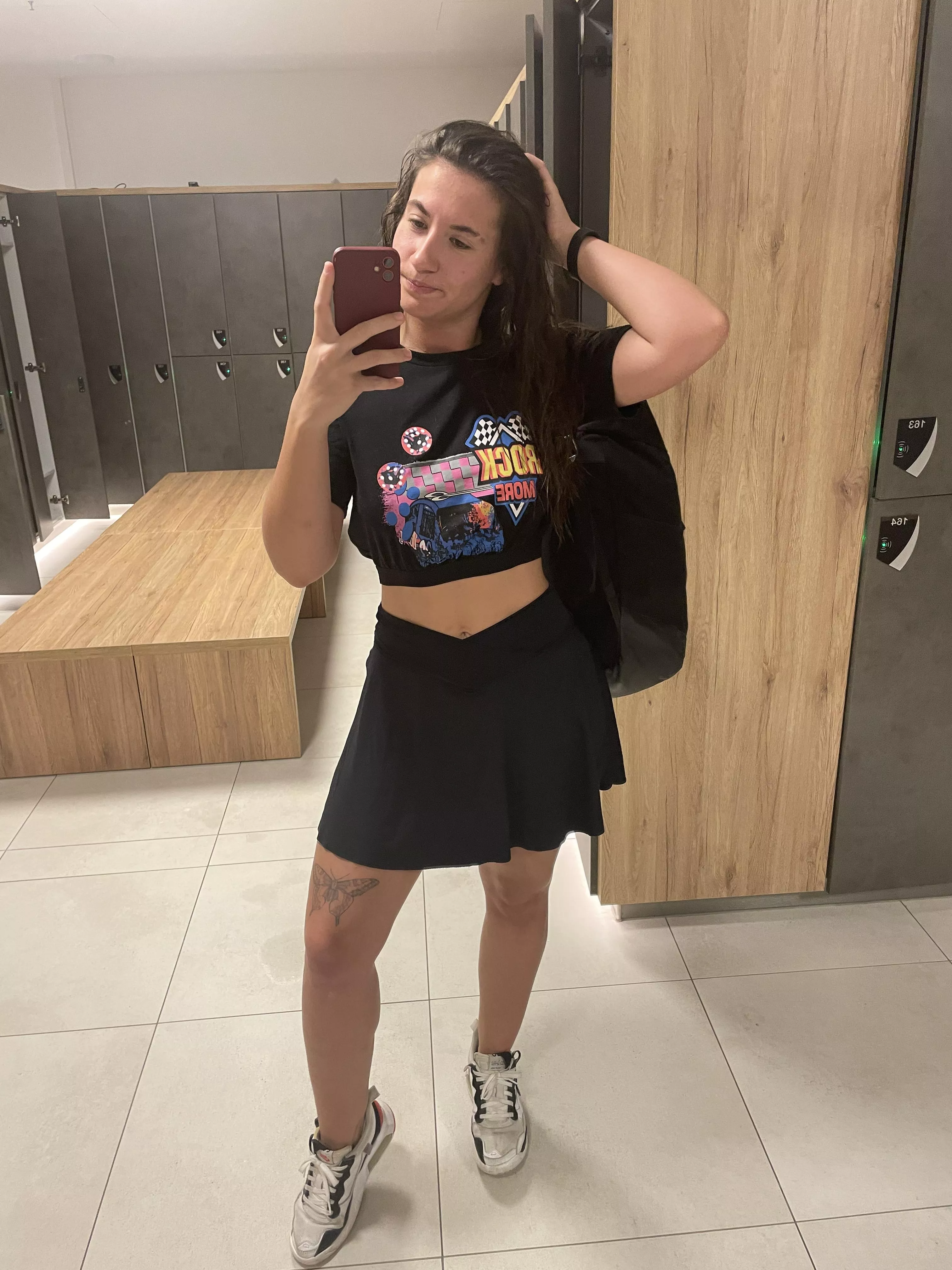 was feeling cute in that fit :) posted by sweetlikehannah