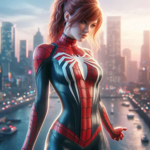 [AI] Mary Jane Watson as Spider-Woman by Western_Ad6420