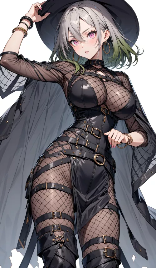 Body Stocking & Belts by CheetahSperm18