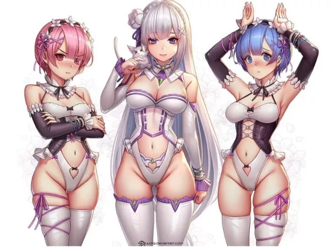 Could you handle us three  by RainbowUnicornMagiq