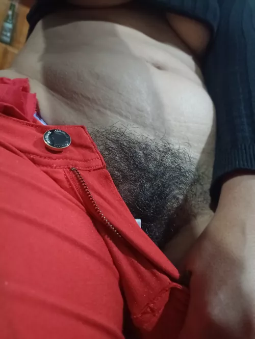 I have a thick bush, come and trim it with your teeth by Morebruu