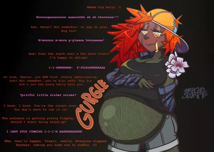 {image} My Affini Bestie Wants to Eat (and Own) Me 16 (OC by Anarcho Slurpie) [F/F, Size-Difference, Unwilling, Non-con, Safe, Non-Fatal] by anarch0slurpie