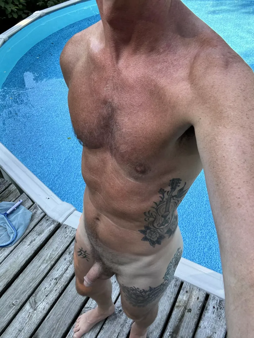 Love my morning dip! Summer is going too fast! posted by Redcarp416
