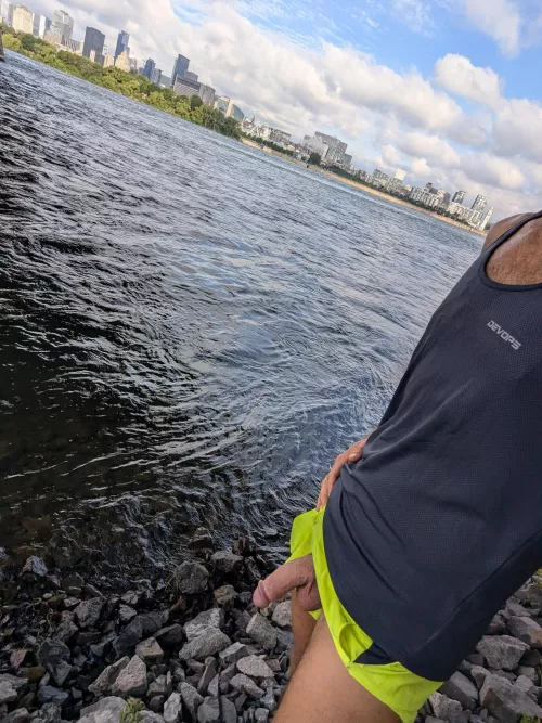 Out on a run by kinkergarten