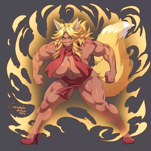 Sandra powerstance [by Crescentia Fortuna]  by Crescentia-Fortuna