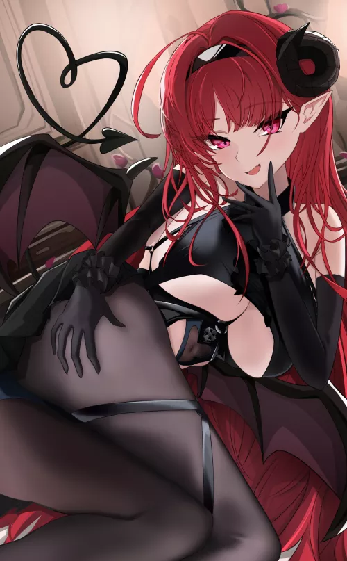 Sucubus Hindenburg [Azur Lane] by Zewen_Senpai