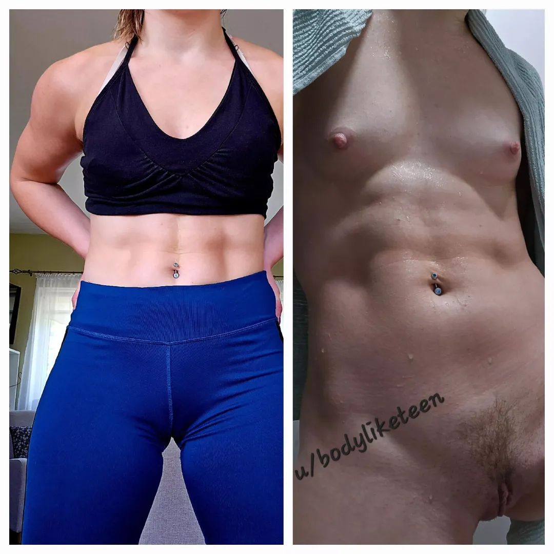This is what guys at the gym cant see :p  posted by bodyliketeen