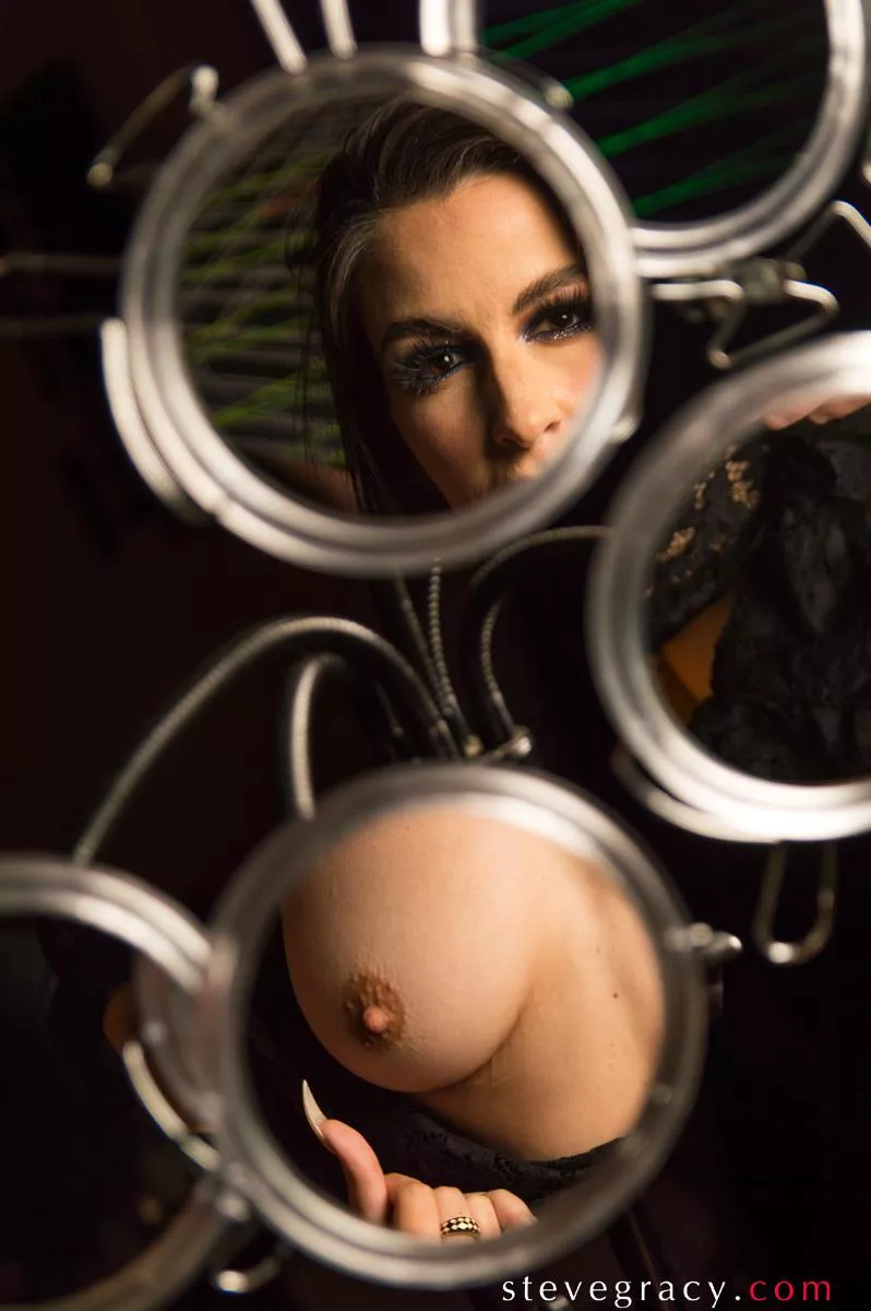 Andi in mirrors posted by SteveGracyPhoto