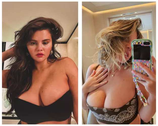Boobs Champ: Selena Gomez vs Sydney Sweeney by ballparksomthing