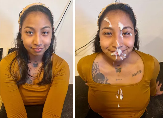 He keeps giving me thick loads for my facial by Theloversvip2