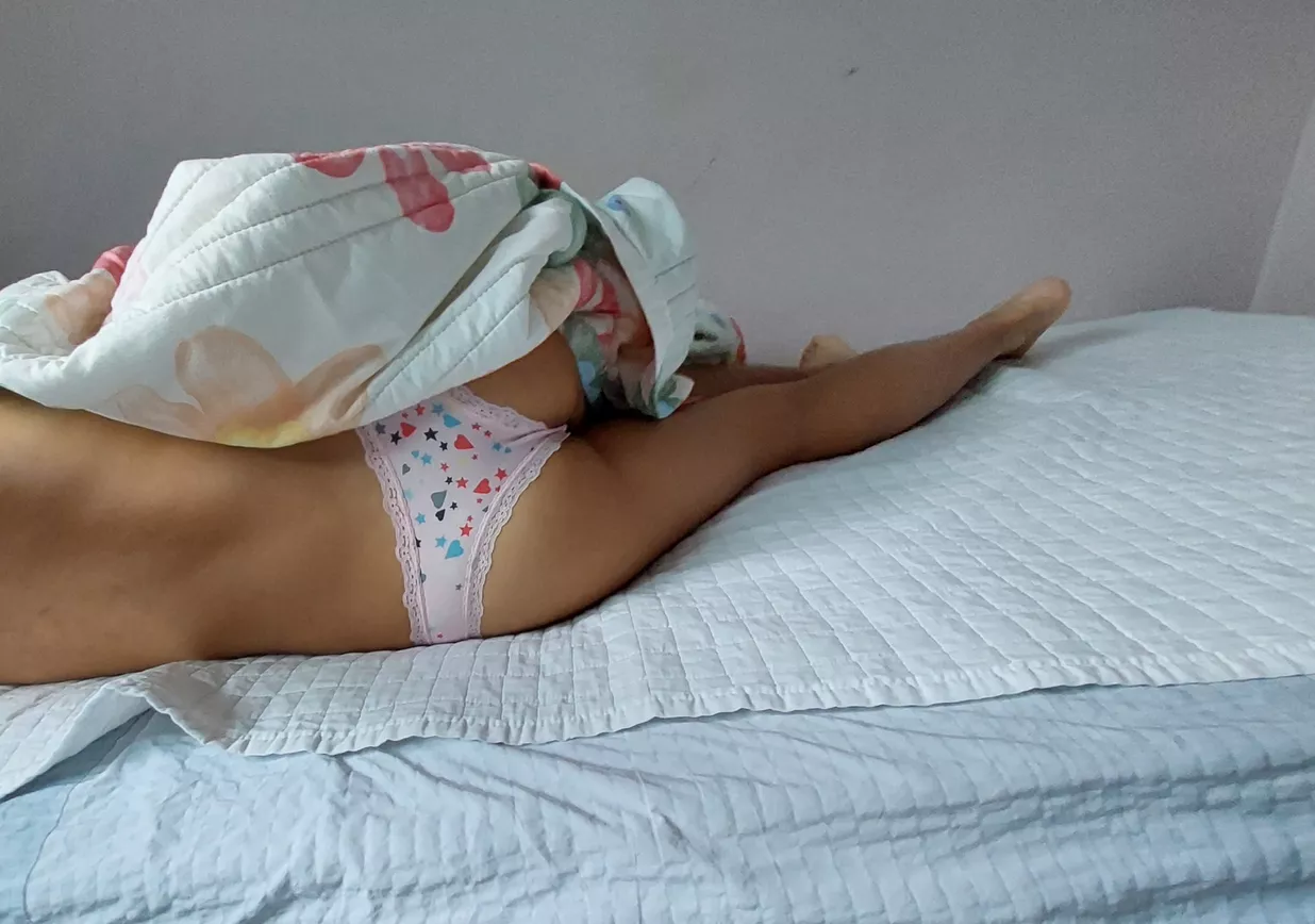 I have a habit of sleeping in just my undies and my roommate walked in on me like this >.< If you were him, what would you think or say? posted by thongbabe99