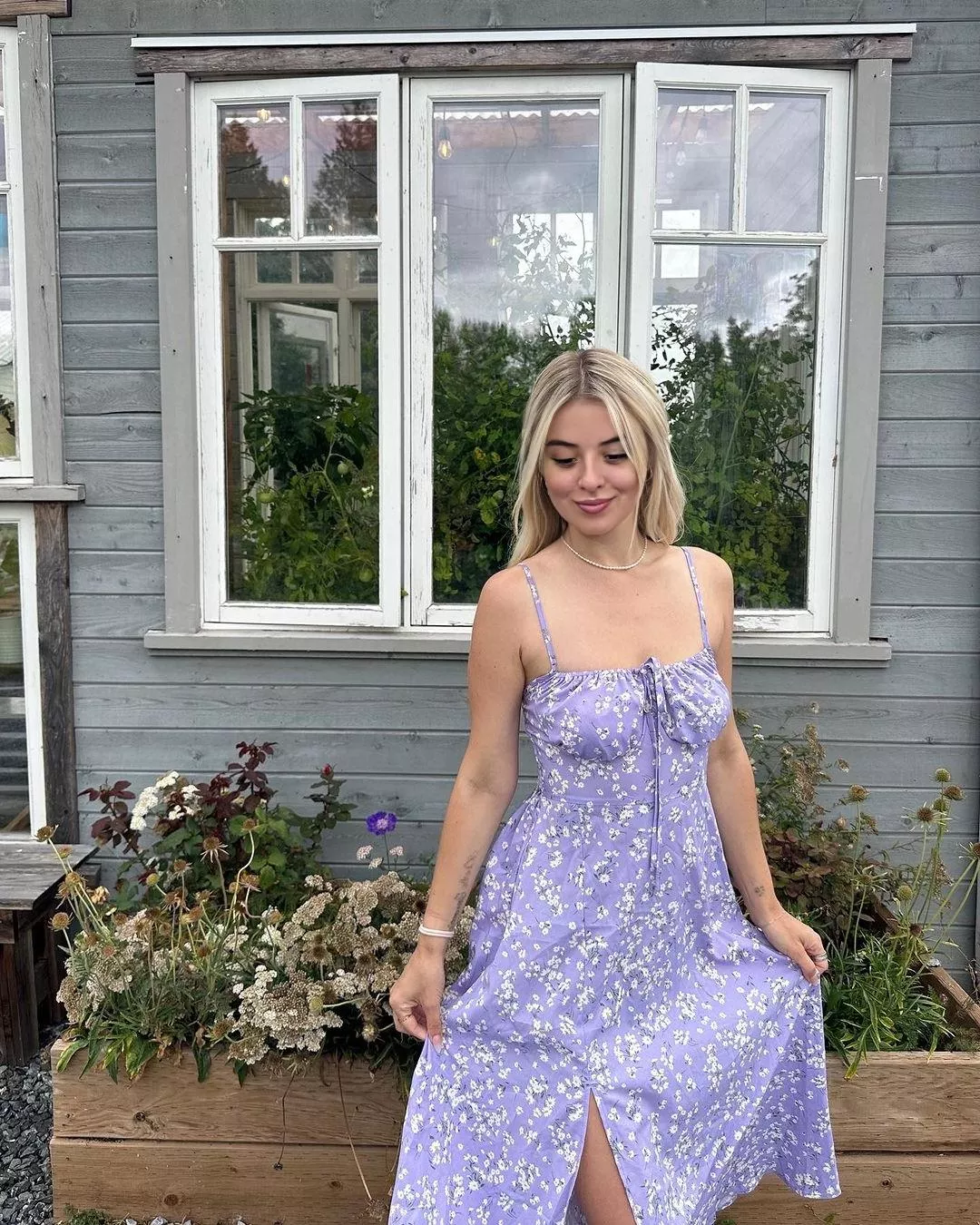 Lilac Meadow Dress posted by BunnyyFunnyy