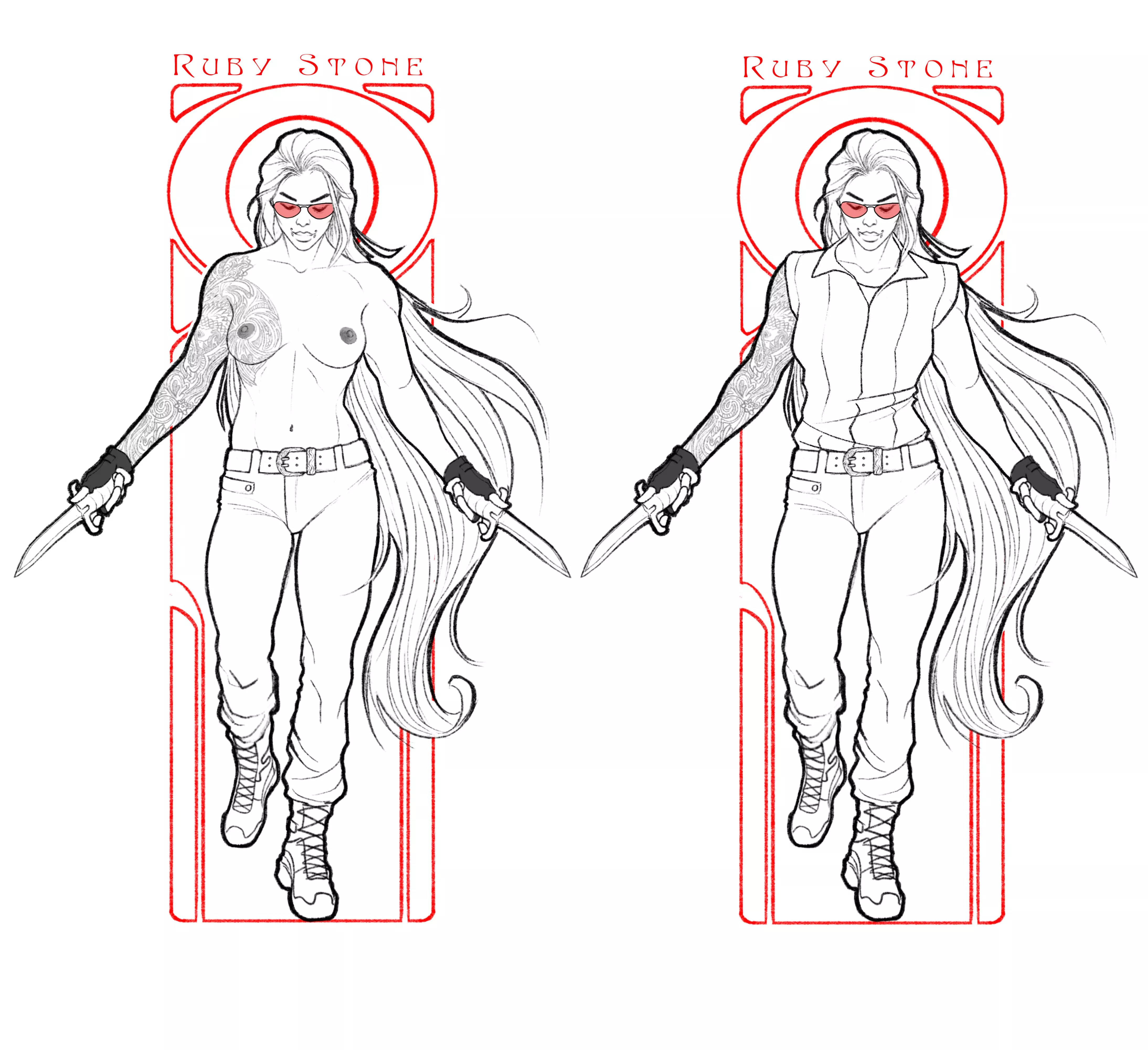 Ruby with the Knives. By me. posted by Leadjockey