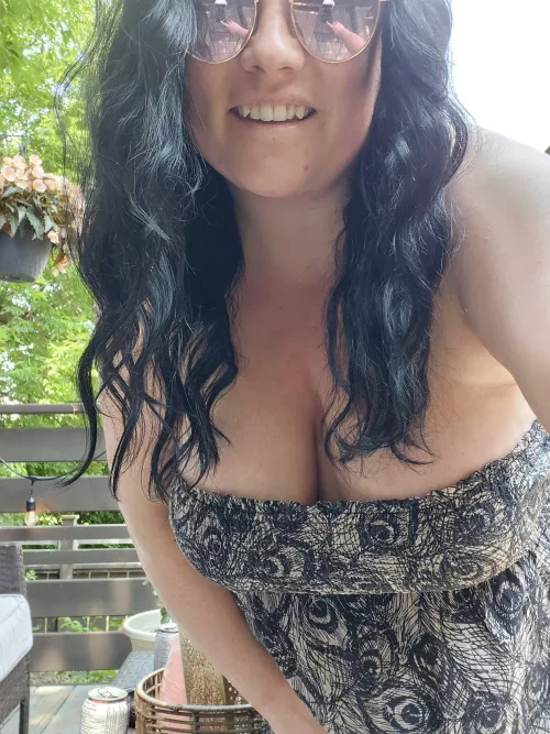 This dress slips down easily by Jaded-Room3602