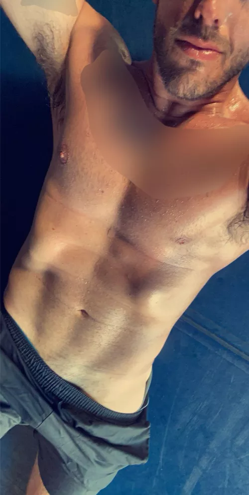 Who’s not afraid to get little sweaty with me? by analplay61555