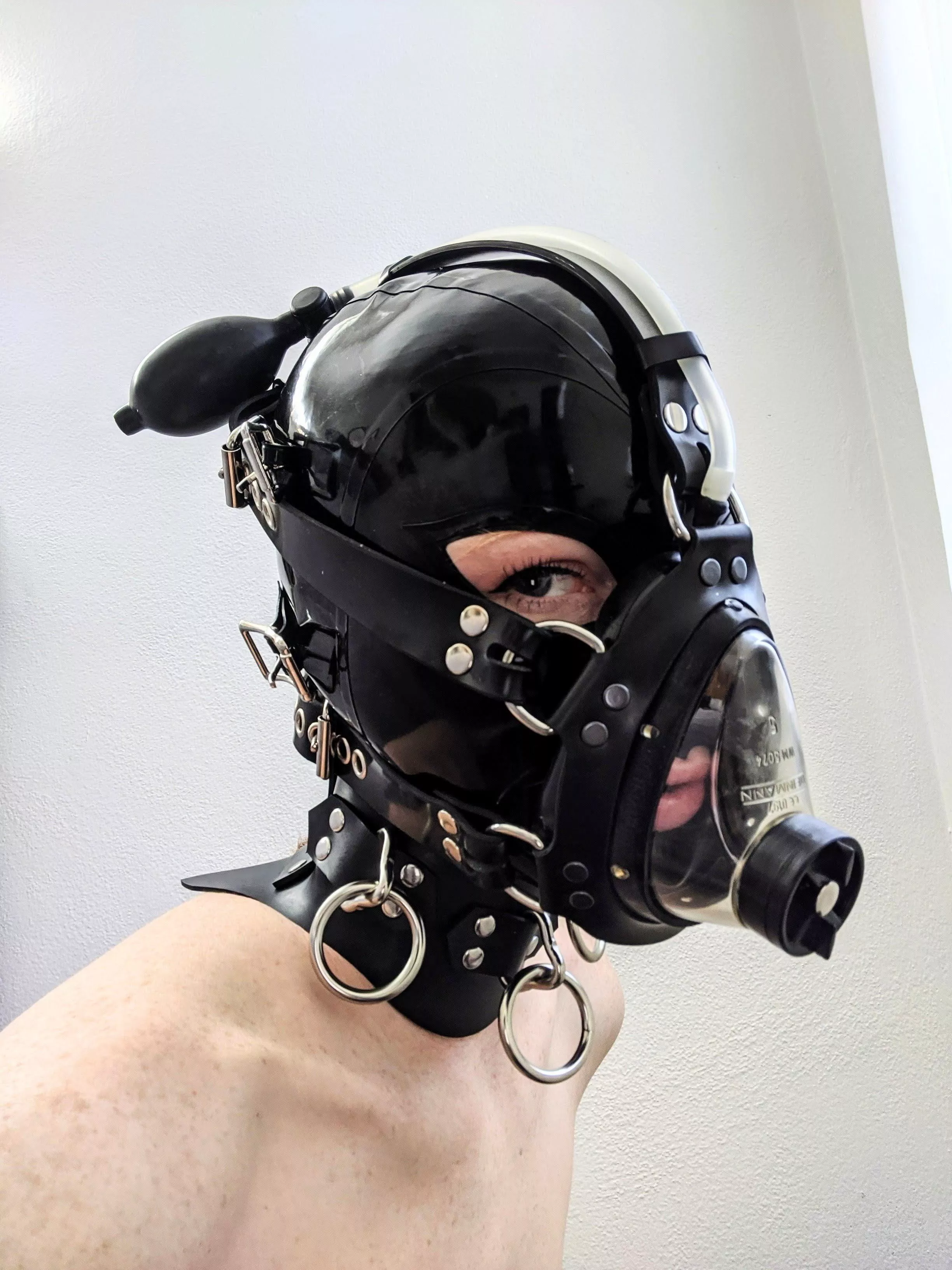 A head dripping in hardware. posted by mdollbot
