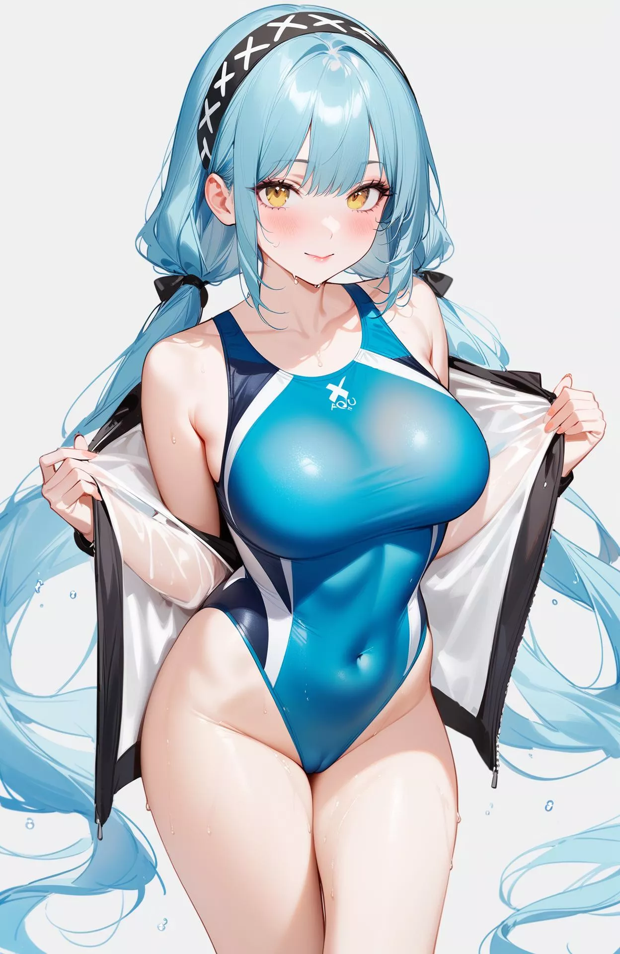Blue Competition Swimsuit  posted by CheetahSperm18