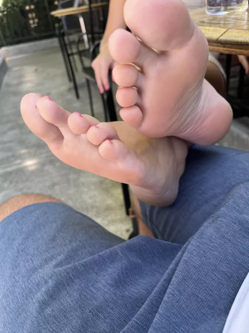 He wanted them in his lap at a winery to show me off. by Smokinhotfootmilf