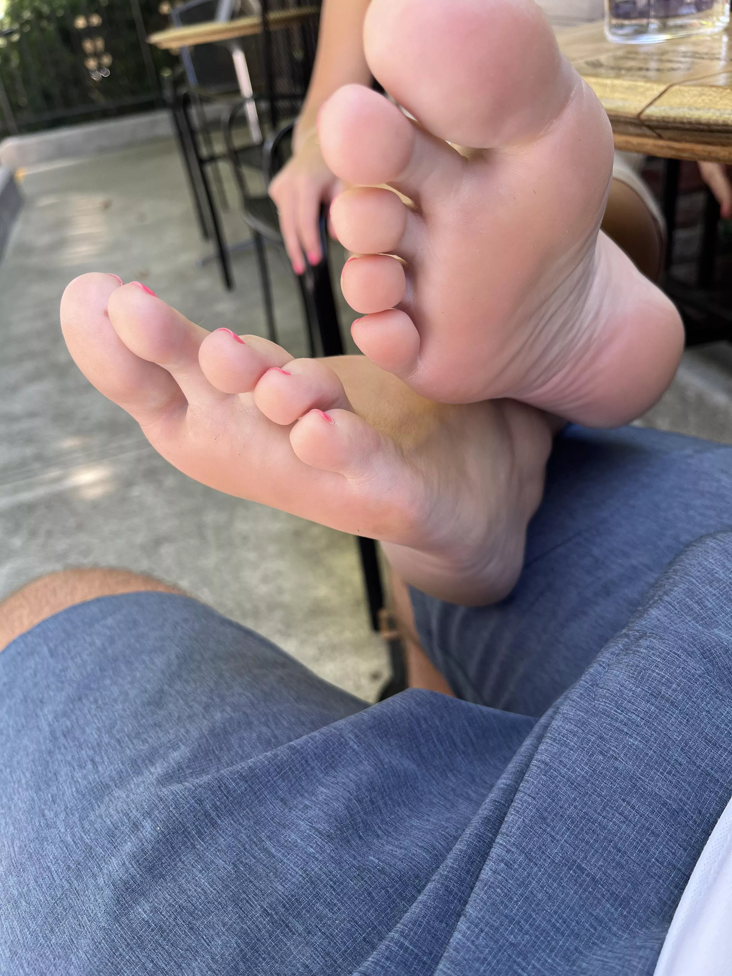 He wanted them in his lap at a winery to show me off. posted by Smokinhotfootmilf