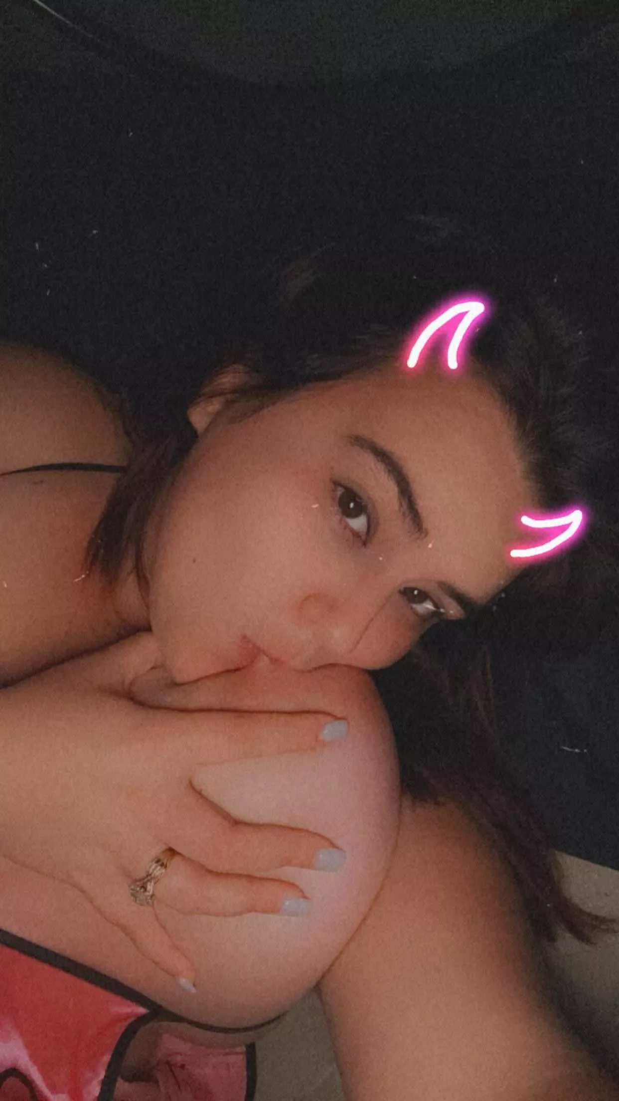 I’ll suck one and you suck the other? 😋 posted by mamathiccumss