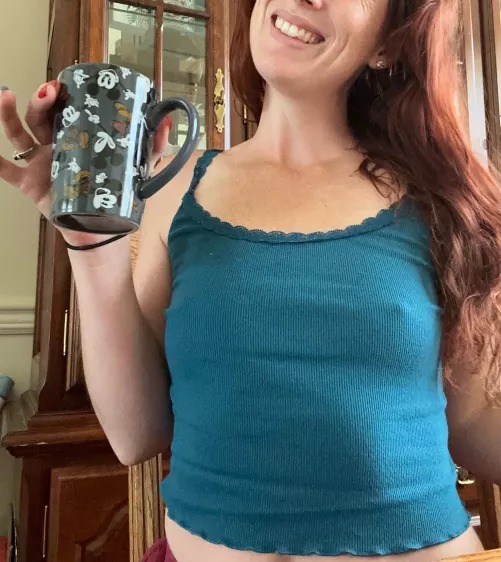 Morning coffee and some good AC by Cay_Bakes