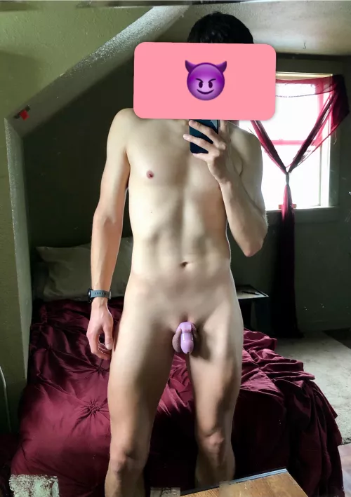 My clit looks so nice in it’s pink cage. No need to unlock I guess 😌 by AlexRunner1