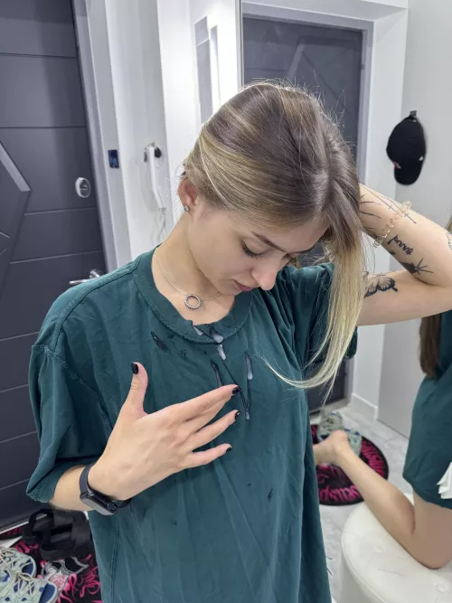 My favorite home t-shirt got dirty by SugarFreeBabby