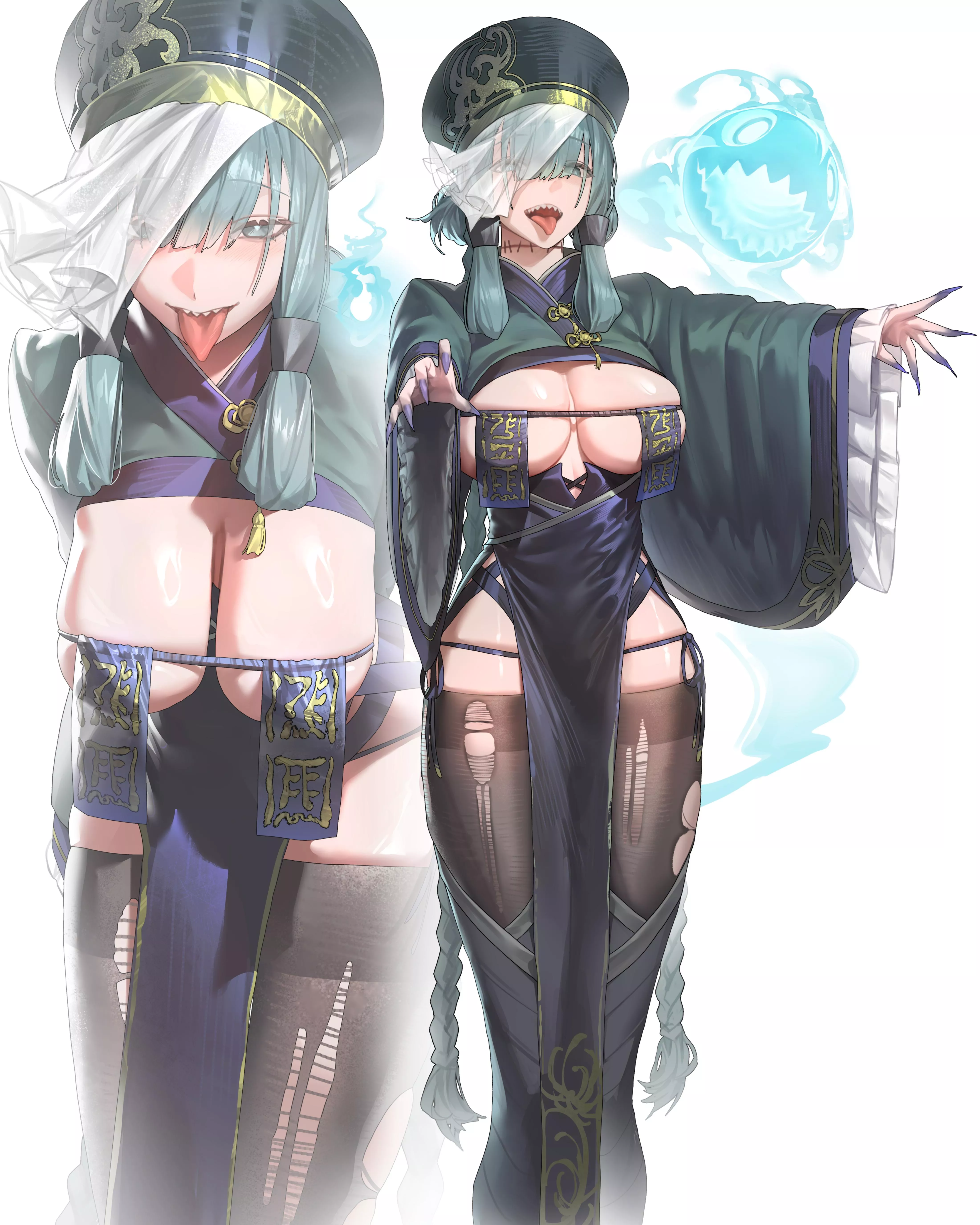 seductive jiangshi lady [original] posted by Zewen_Senpai