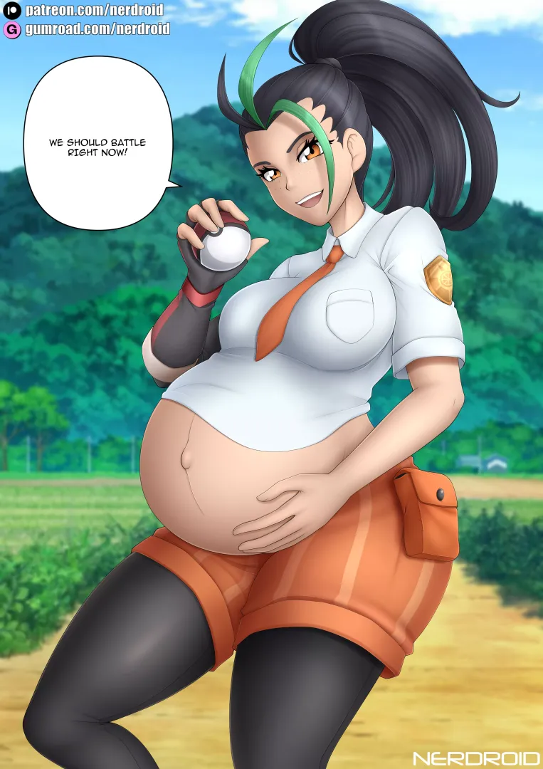 She wants to battle right now! (NerDroid) by Ner-Droid