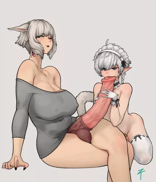 Twink serving his master  by Snoo_90710