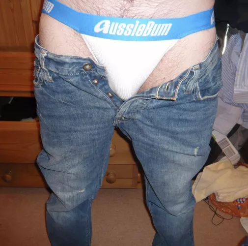 You never forget your first jock. A picture from my archive today, the first wearing of my first jockstrap. I’d love to say there’s a story behind it, but it was simply that I was desperate for one, so I bought one. What’s the story of your first j by Richardse1